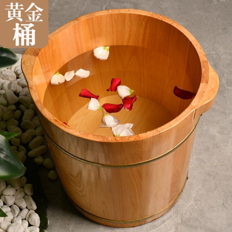 香柏木无节巴泡脚木桶高档足疗洗脚桶过膝泡脚桶泡脚盆足浴高深桶