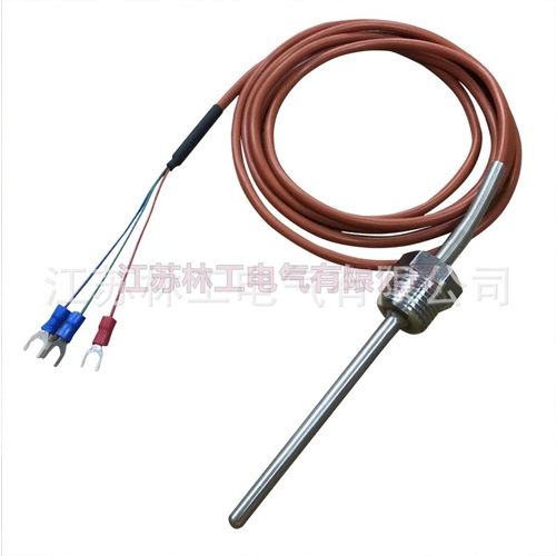 锅炉管道温度探头PT100A级4分M12 螺牙热电阻PT100温度传感器佳敏
