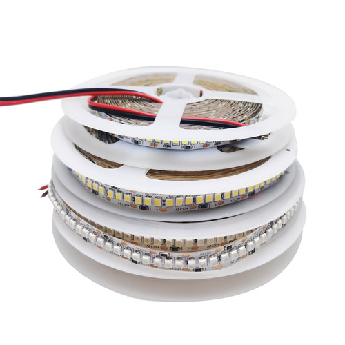 超高亮3528单排240珠展柜柜台12v//24v软灯带吊顶暗槽线条灯高密