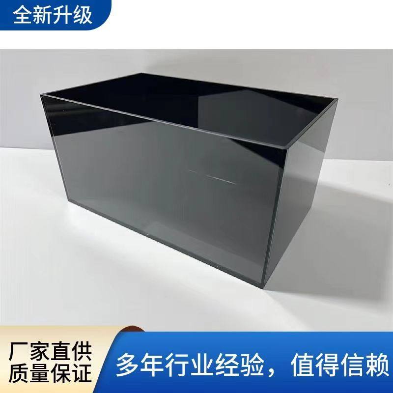 佛鳄龟亚克力发色缸虎纹巨头窄桥蛋龟龟苗黑白发色盒家用乌龟鱼缸