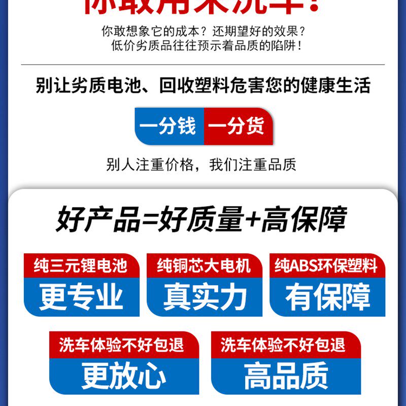 48vf无线洗车机锂电高压水枪神器车用家用便捷充电式强力冲洗地泵