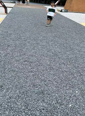 厂家黑色砾石花园庭院铺路小石子白色水洗石园林造景营地碎石
