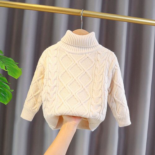 女宝宝毛衣1冬装2加绒加厚婴儿衣服0-3岁冬天上衣打底衫4女童线衣