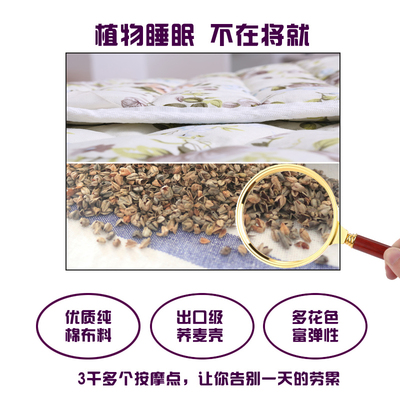 荞麦皮床垫苦荞壳褥子凉席成人学生单双人折叠保健床褥榻榻米床垫