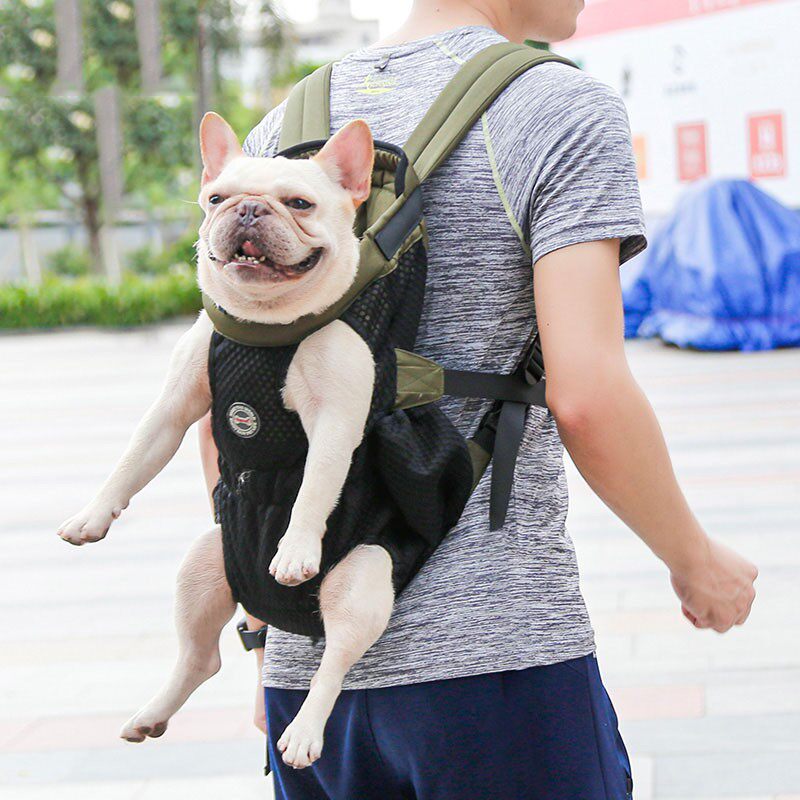 宠物背包狗狗外出双肩包中小型犬胸前包便携透气包泰迪猫咪外出包