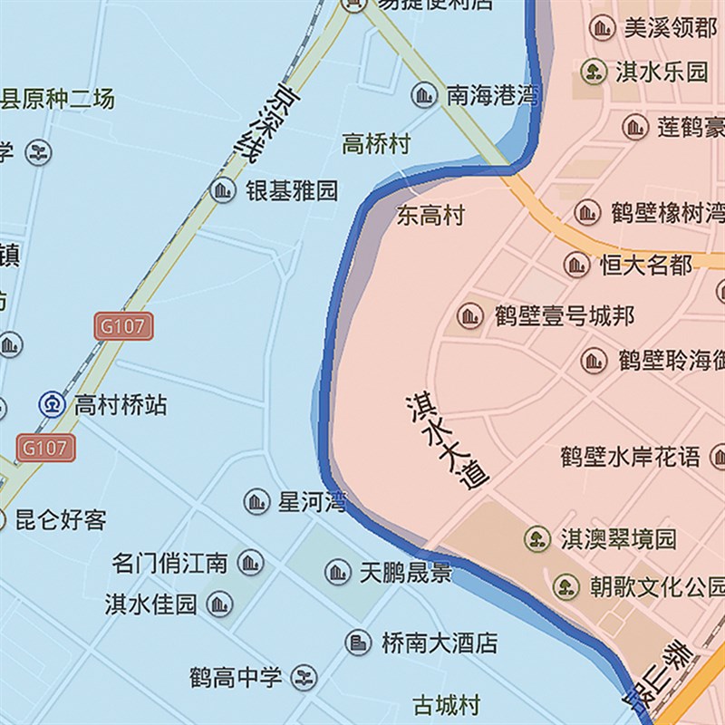 2026新款鹤壁市地图贴图办公室挂图高清防水墙壁贴超大装饰画定制