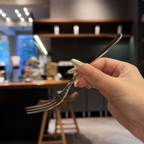 【古亦家老板娘自用】打标品级316沙拉叉 水果叉甜品蛋糕叉子出口
