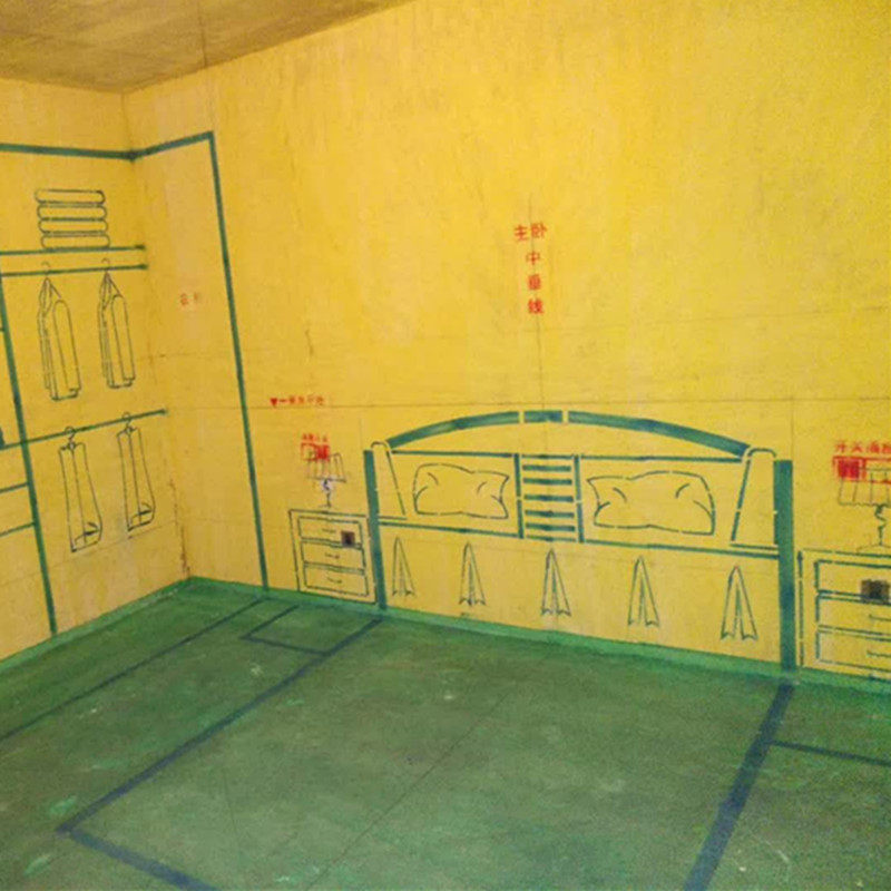 全套家装工地放样模板装修放样模板家具图案3d全景喷漆模板镂空牌