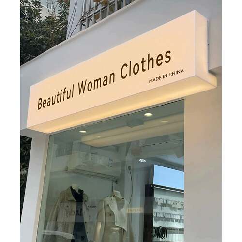 门头亚克力灯箱广告牌咖啡店通体发光创意悬挂招牌展示牌灯牌定制