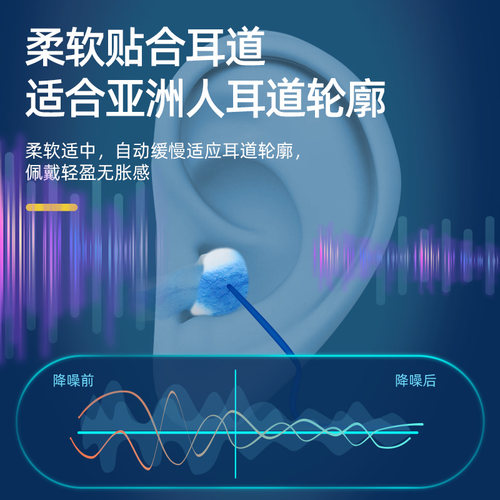 BESTG 耳塞睡眠睡觉专用超级隔音宿舍睡觉降噪静音学习防吵神器