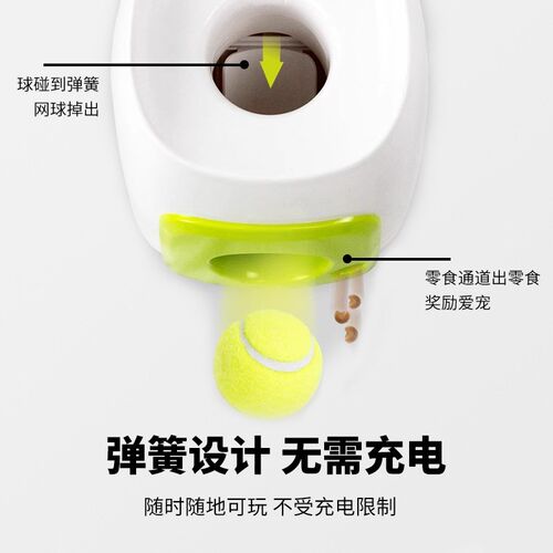 发球机宠物自动狗狗自动投球器耐咬网球边牧遛狗神器弹力磨牙玩具