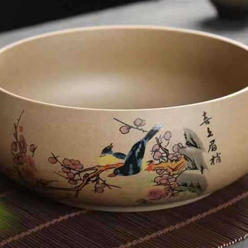 烟灰缸大号超大特大家用客厅仿古多功能垃圾陶瓷缸碗莲睡莲盆茶洗