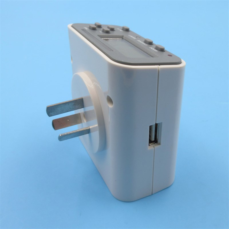 多功能环保定时器手机电脑笔记本自动充电断电仪转换器插座带USB