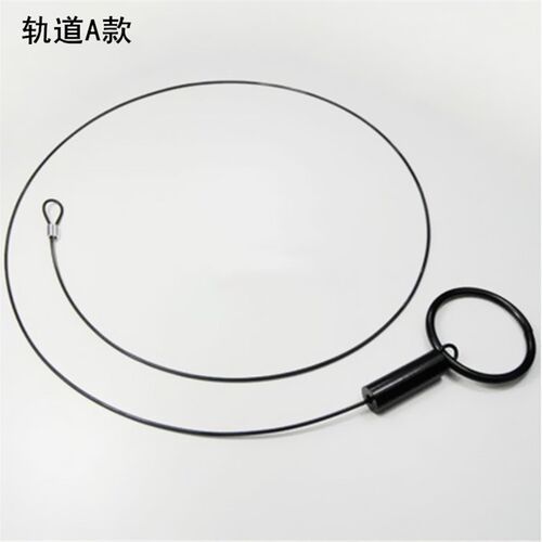 服装店展示架上墙钢丝吊挂  橱窗道具装修衣架挂钩悬挂  黑色吊环