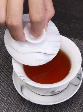陶明堂手绘功夫茶具套装家用简约玉瓷陶瓷德化白瓷茶具整套茶杯