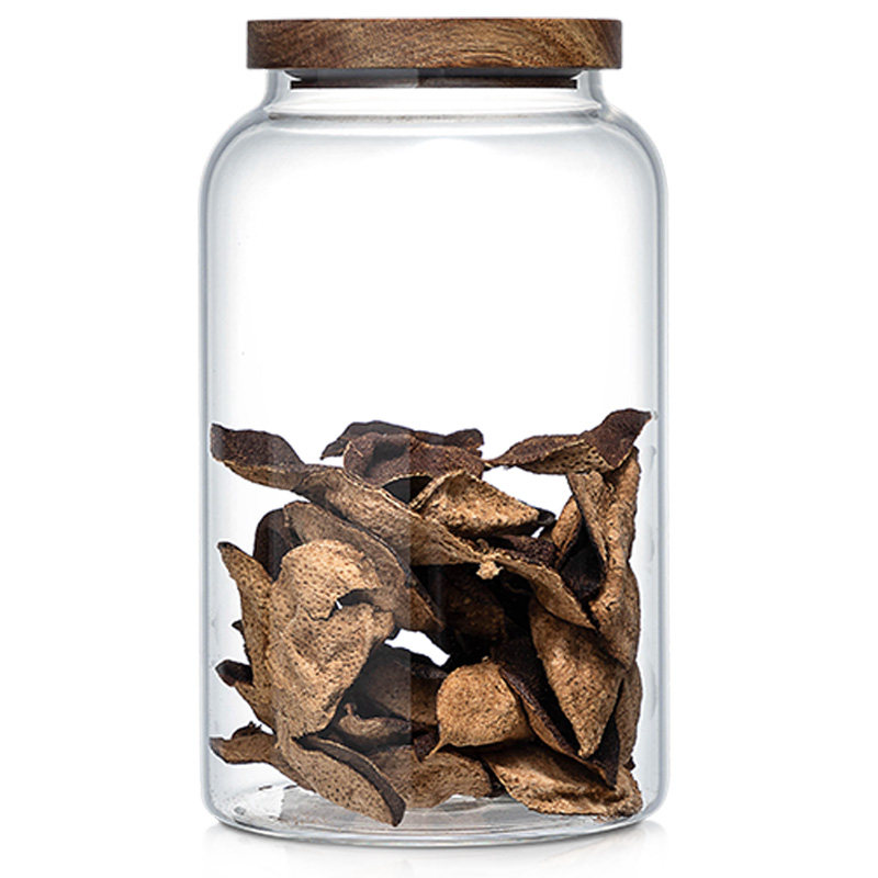 忆壶茶大号储物罐玻璃存储罐密封透明茶叶罐陈皮收纳瓶中药材杂粮