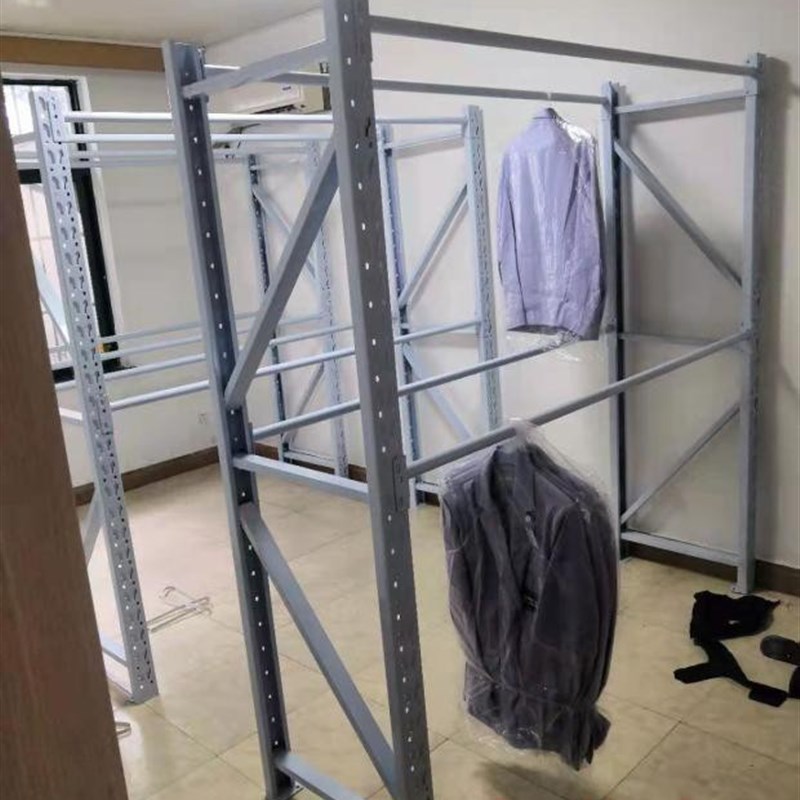 挂大衣架圆管服装样品展示挂衣架杆服装店货架展示架落地式挂架