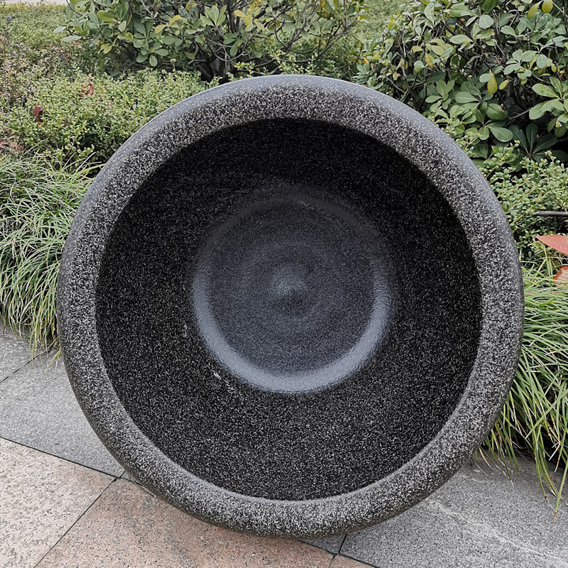 陶缸景德镇陶瓷鱼缸客厅阳台落地水缸养鱼庭院大缸种植睡莲荷花缸