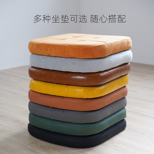 北欧实木休闲扶手椅复古工业风咖啡厅椅子洽谈书桌椅藤编中古餐椅