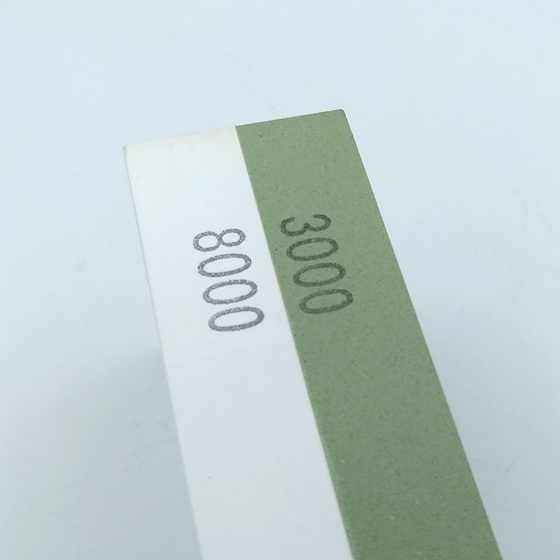 3000 8000目双面油石送竹底座刀夹精磨抛光天然家用磨石