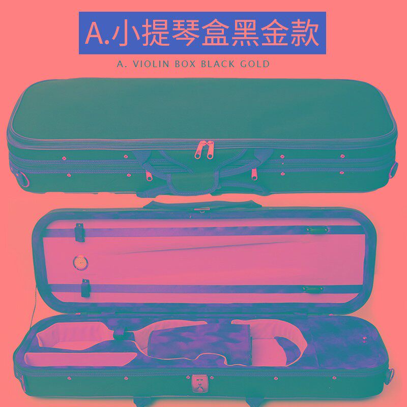 小提琴琴盒盒子琴包琴箱包背包轻超便体成人双肩可背带中提琴配件