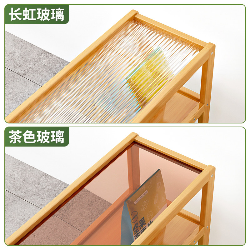 沙发边几轻奢客厅小边柜茶几楠竹侧边桌子简约迷你创意角几置物柜