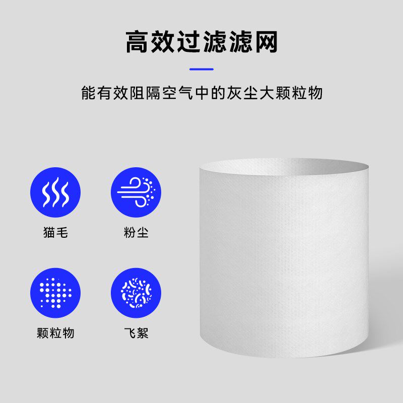 大宇猫用空气净化器初效静电棉滤网(1盒10片装)