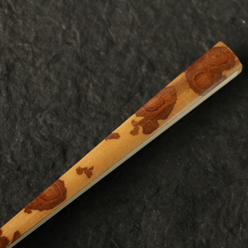 一物一拍越南湘妃竹老料纯手工精工制作文人折扇收藏把件把玩竹扇