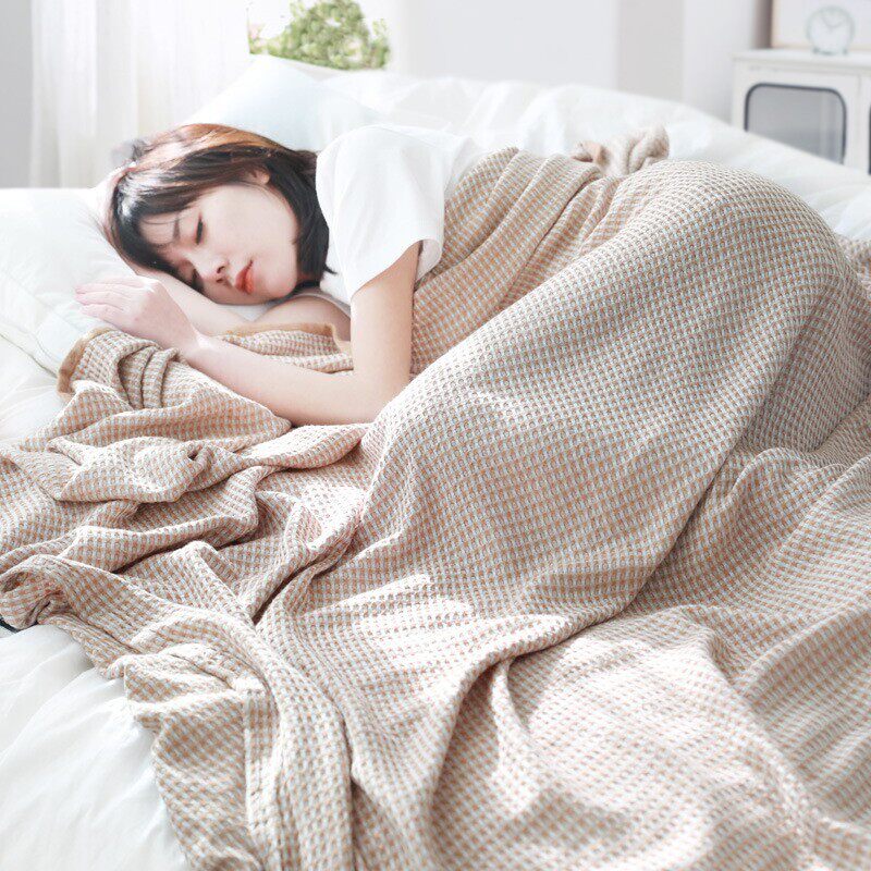 夏季竹纤维薄毛巾被成人家用老式单人双人被子夏天午睡盖毯透气夏