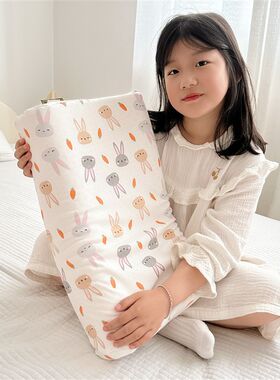 婴儿童乳胶枕头宝宝1-2-3-6岁幼儿园午睡专用小孩四季通用枕芯套