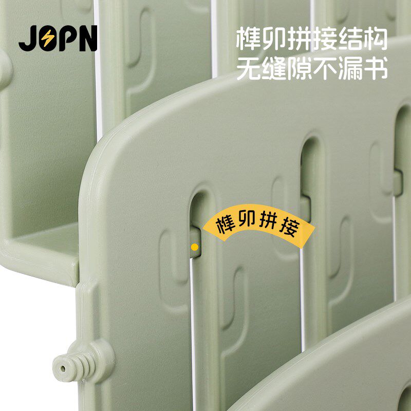 JOPN儿童书架宝宝绘本架幼儿园置物架落地玩具收纳架书柜多层家用