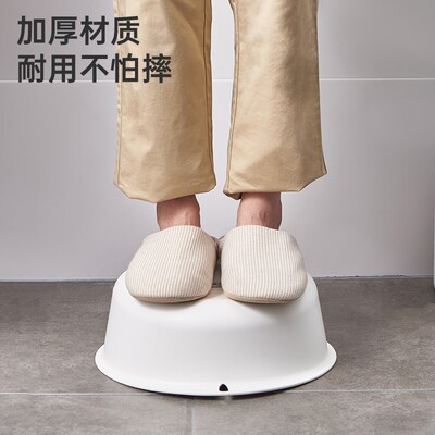 BDO脸盆挂钩免打孔卫生间挂盆神器浴室壁挂放洗澡盆加厚塑料盆子