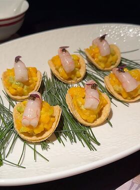 农家乐土菜馆旦形浅盘白瓷鱼盘酒店餐具中式海鲜盘特色盘子蒸鱼盘