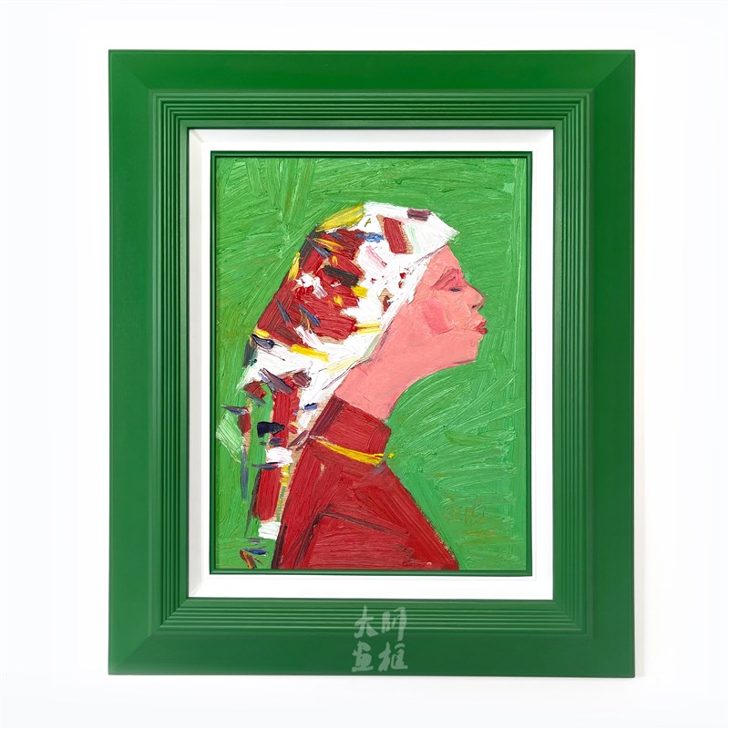 定制彩色简约画框相框纯实木油画框外框装裱挂墙线条a4拼图照片墙