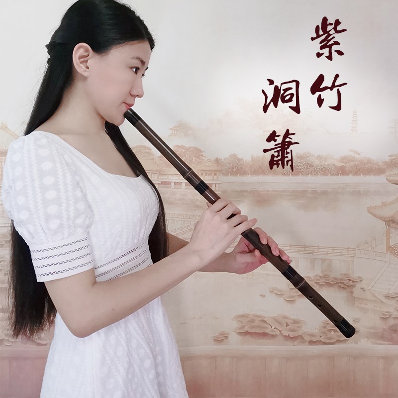梦兮 楚吟 紫竹箫八孔洞箫萧初学入门短箫素箫EFG调成人自学乐器