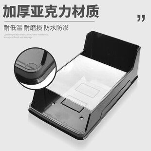 室外防水防雨罩门禁机保护盒人脸识别刷卡密码玻璃门挡板遮阳防晒