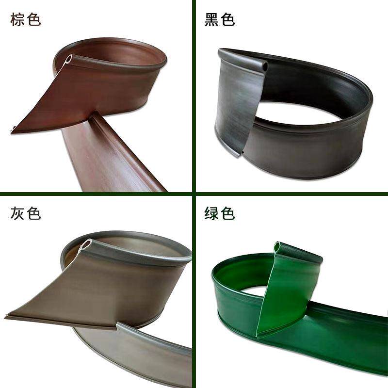 草石隔离带园林绿化隔根带挡土板围树圈隔离带绿色黑色咖啡色新料