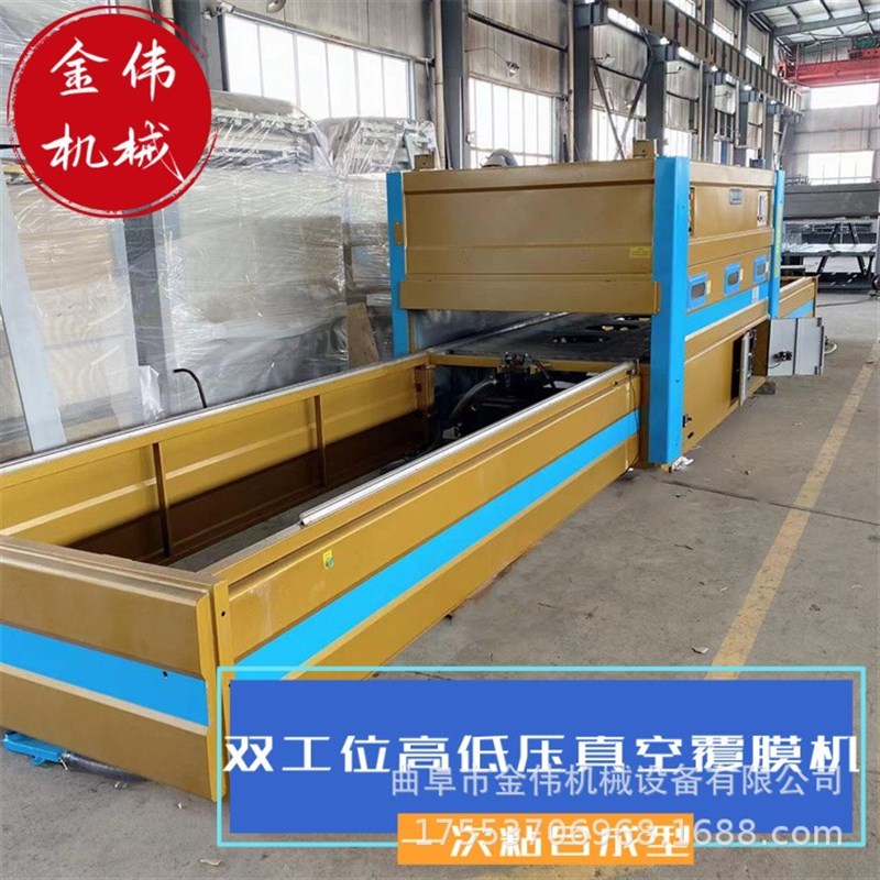 半自动手拉工作台软硬包真空覆膜机 橱柜双工位大小行仓吸塑机图片