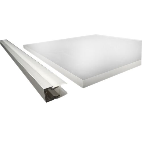 LED层板灯夹8mm10mm卡玻璃上下发光灯带展示柜货架酒柜感应线条灯