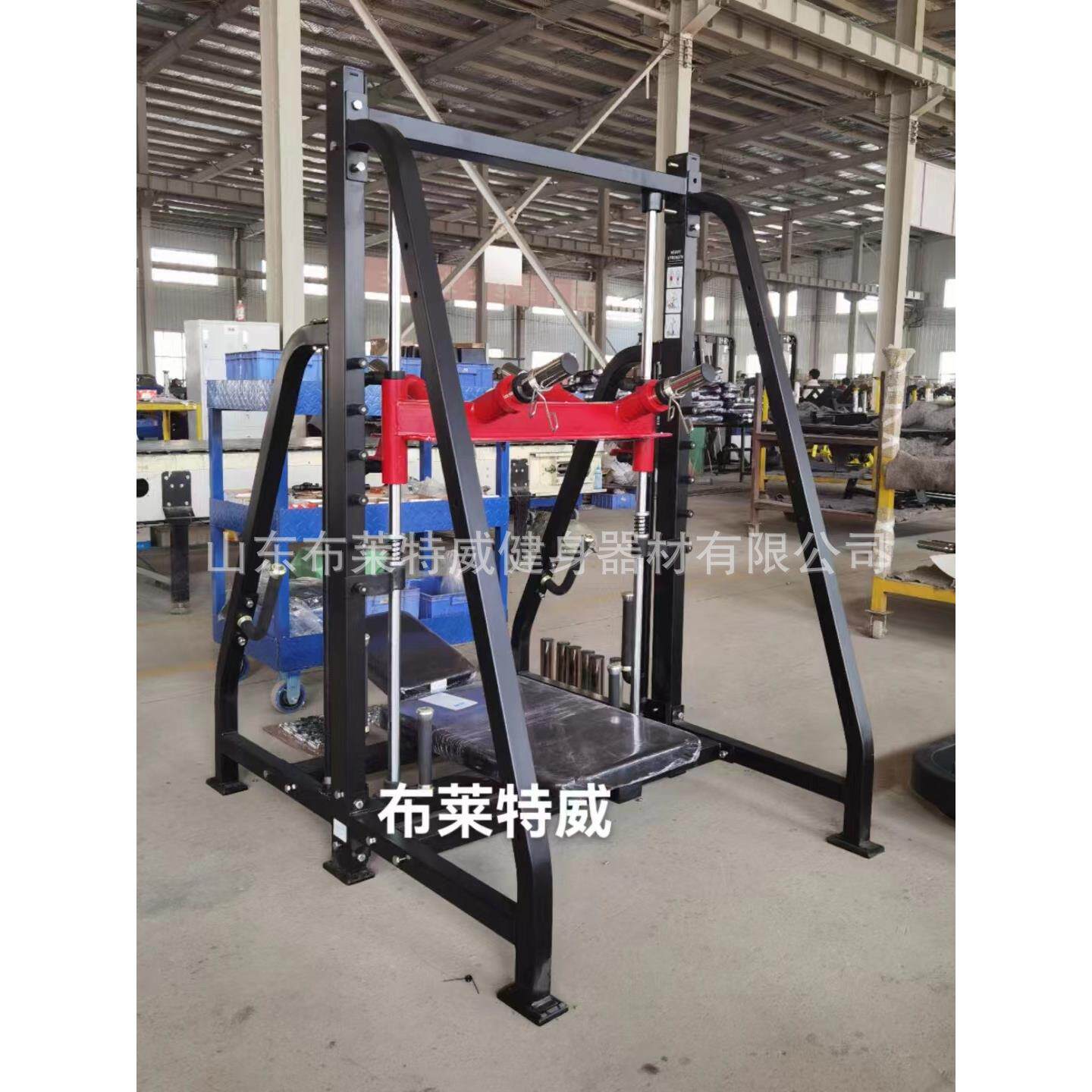 山东单位健身房工作室健身器械悍马挂片练腿90度倒蹬机训练器