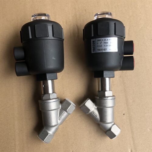 631610 PA6-GF30 DN15塑料头阀门气动 蒸汽角座阀DN15/20/25/40