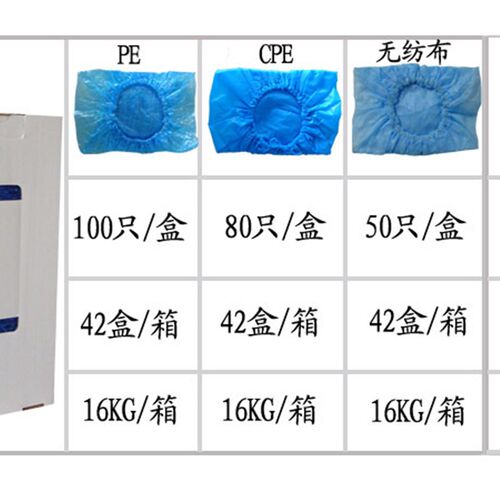 智能鞋套机脚套机专用鞋套一次性鞋套CPE鞋套PE鞋套无纺布鞋套