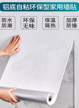墙面贴纸毛坯房翻新自粘壁纸防水防潮防霉遮丑3d立体墙贴装饰板