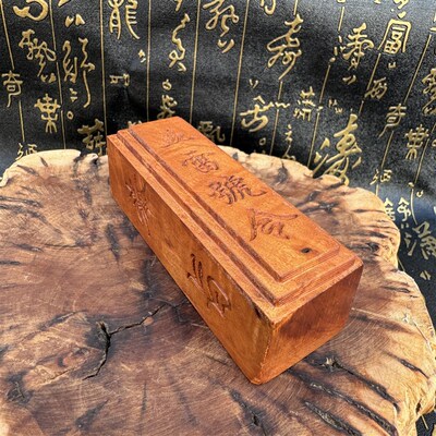 道用品惊堂木枣木镇坛木镇尺手工刻字五雷号令枣木精雕奉旨惊堂木
