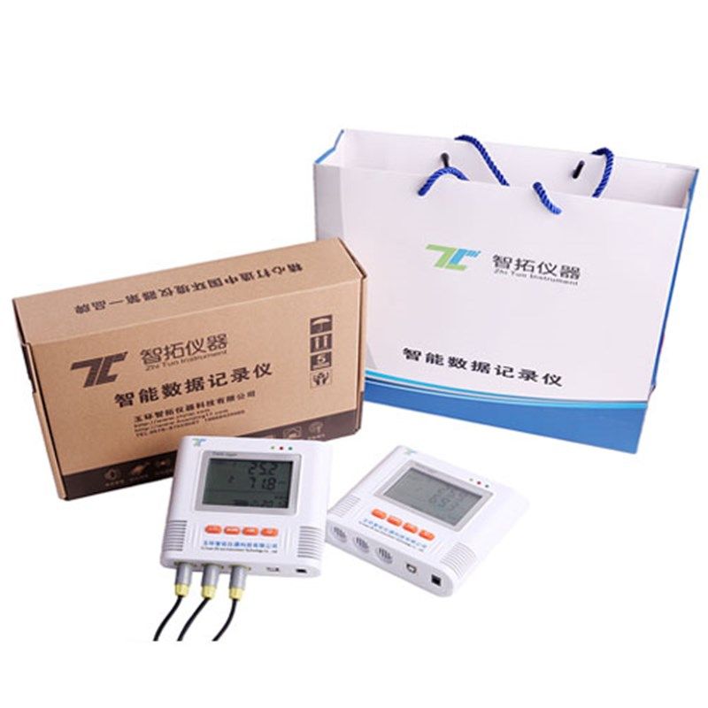 智拓仓库 冰库冷链运输温度记录仪农业棚I500-E3T三路温度记录仪