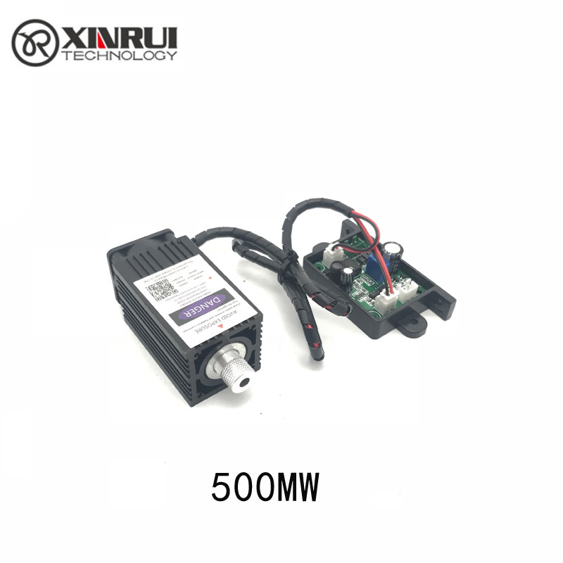 500mw激光模组 激光雕刻 405nm激光管 蓝紫光 激光雕刻机配件12v