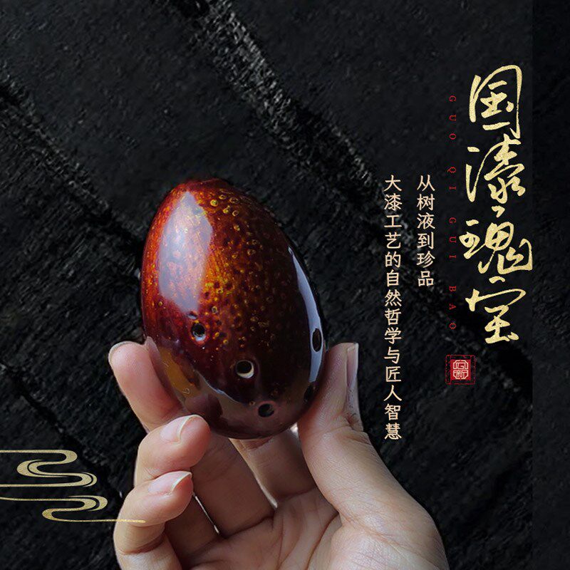 张新老师亲制收藏迷你袖珍蛋型古埙专业演奏初学入门勋损陨乐器