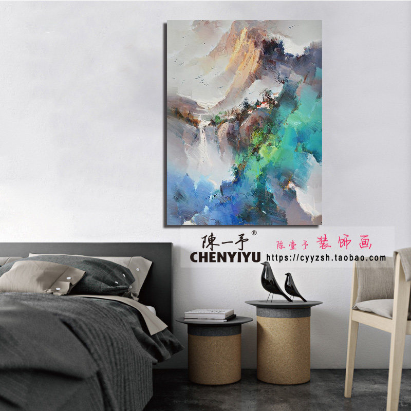 定做遮挡消防栓装饰画消火栓包边成品遮挡画抽象玄关电表箱遮挡画