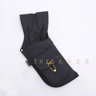 美猎箭囊传统箭壶真皮二层牛皮原野反向箭囊腰挎弓箭射箭太华玄圣
