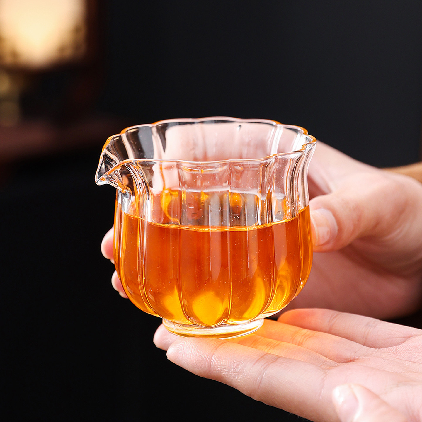 高硼硅玻璃耐热公道杯